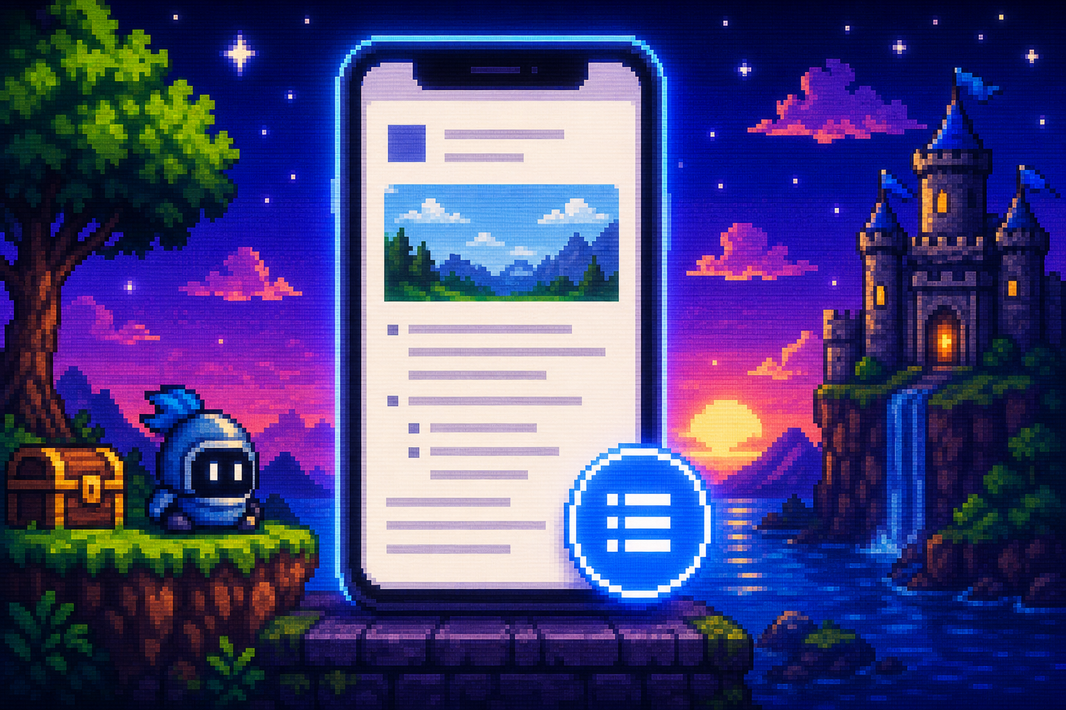 Mobile TOC Floating Action Button