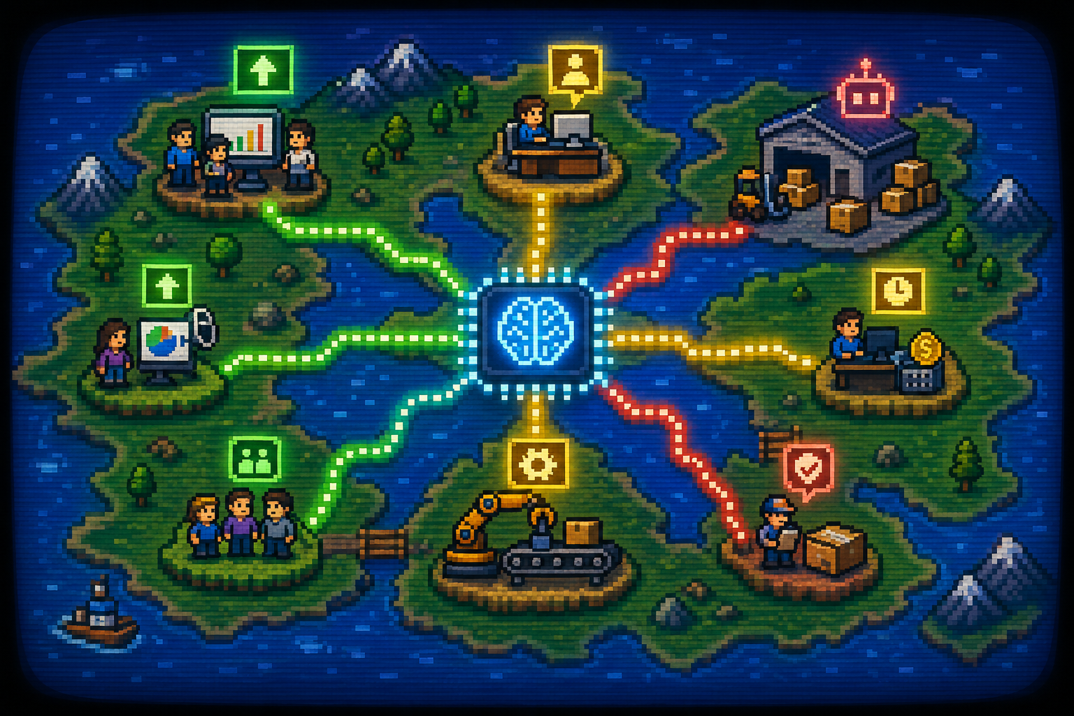 The AI Adoption Map: Where AI Will Augment, Replace, and Transform Every Business Function